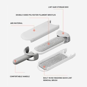 Double-Sided Electrostatic Hair Removal Brush Furniture Sofa Cloth Dust Removal Pet Fur Removal