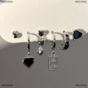 [COD] WEICHENG Free 2022 New Trend of Cherry Earrings Gothic Accessories Cold Wind Love Jewelry Sets Rings for Women Luxury Women Jewelry Gift