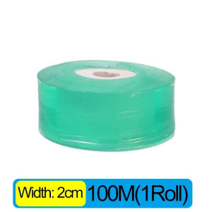 เทปซ่อมเทปพันกิ่ง PE แบบมีกาวในตัวยาว200เมตรฟิล์มห่ออุปกรณ์ปลูกต้นไม้เถามะเขือเทศผลไม้ต้นไม้อุปกรณ์ทำสวน