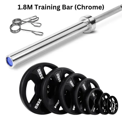 57.5KG Pivot Rubber Olympic Barbell Kit