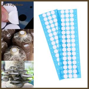 [The Fayshow] 48Pcs sheet 20mm Synthetic Filter Paper Sticker For Under Wide Mouth Jar Lid Mushroom Cultivation Supplies