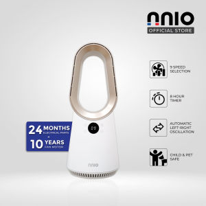NNIO BLDC Bladeless Fan - N6100DCBLF - White/Rose Gold