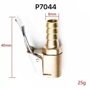 Brass Car Tyre Inflator Valve Connector Air Chuck Tire Clip Lock-On Car Adapter P7042 P7043 P7044