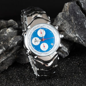 new Y2k Multifunctional Alien Quartz Watch Mens Creative Six Needles Dial Unique Special Blade Alien Shape Fashion Men Watch Clock high-quality