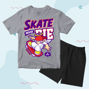 Code8.id DTF2 Baju Setelan Anak Anak Distro Karakter Born To Be Wild  Lucu 1 - 10 Tahun