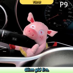 YIBAR Đồ trang trí xe hơi hình thú nhồi bông hoạt hình dễ thương búp bê nhồi bông gắn cần gạt nước và đèn xi-nhan đồ trang trí nội thất nhà cửa và ô tô