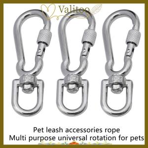 [Valitoo] Thép Không Gỉ Xoay Snap Móc Khóa Con Chó Dây Xích Khóa Phát Hành Nhanh Chóng Khóa Carabiner Clip Cho Chó Đi Bộ Cắm Trại