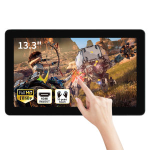 【Free Shipping】TouchWo 13.3 15.6 Inch Smart Portable POS Touchscreen Monitor RK3568 RAM 2GB/4GBROM 16GB/32GB Android 11 Version 1920X1080 Full HD IPS Capacitive TouchScreen Tablet Pc Monitor with HDMI Port & USB Port For Business and game