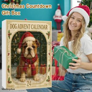 [COD] Modingdue Dog Advent Calendar 2025 2D Acrylic Dog Pendant Christmas Tree Decor 24 Days Christmas Countdown Calendar Gift For Dog Lovers