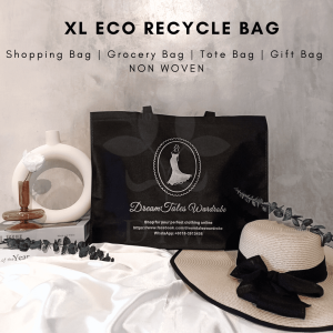 1 pc Extra Large XL Eco Friendly Non Woven Reusable Recycle Bag Grocery Shopping School Tote Bag