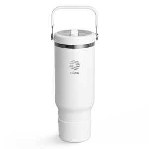 FJbottle Water Bottle 1200ml Tumbler With Handle Insulated 304 Stainless Steel Coffee Bottle