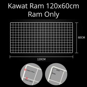 Jaring RAM Dinding 60 x 120 CM Gantungan Kawat Hook / WIRE GRID / HIJANG