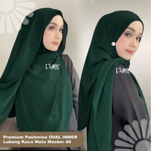 PASHMINA OVAL INNER 2 IN 1 CERUTY BABYDOLL PREMIUM/ HIJAB KEKINIAN BEST SELLER