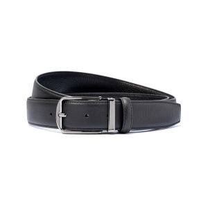 LADODI Thắt Lưng Da Nam Da Bò Thật 3.4cm - Khoá Cài Hợp Kim Thép Tráng Gương Cao Cấp - Dây Nịt Nam Hàng Ngày Thanh Lịch Sang Trọng