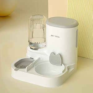 in-1 Cat Bowl Food & Water Feeder AutomaticDispenser for Cats & Dogs