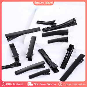 50PCS Black Duckbill Alligator Clips Fashion Ladies Hair Clip Metal Hair Clips Curl Section Crocodile Barrettes Clips DIY Hair Clips Production