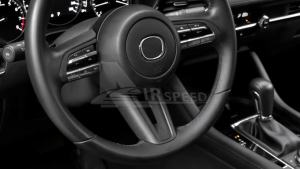 For Mazda 3 CX-30 CX-50 Suede Central Control Instrument Panel Air Outlet Decorative Frame Sticker Interior Accessories