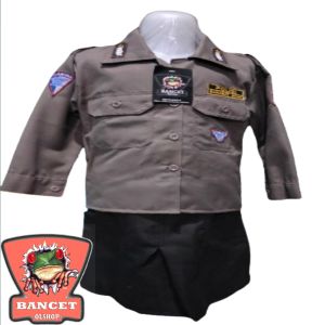 setelan baju polisi anak