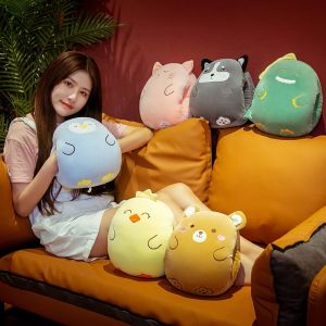 KOL Handwarmers Cartoon 2 in 1 Pillow Stuffed Toys Plushies Plush Toys For Girlfriend Boyfriend Gift Pemanas Tangan Patung Comel