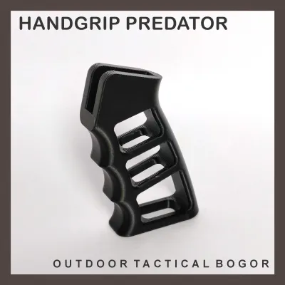 handgrip pcp custom - black Gloss - PETG 3D Print