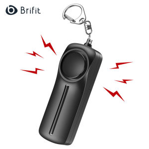 Brifit Personal Alarm for Women 130dB Rechargeable Safesound Security Alarm Siren Emergency Alert Key Chain with LED Light for Women Kids and Elders 女性安全警报器