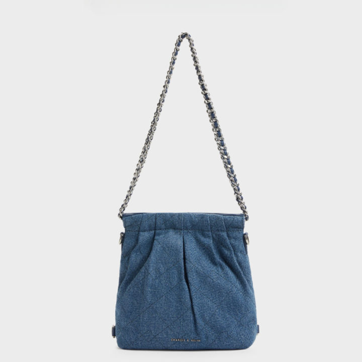 CHARLES ＆ KElTH  CK2-60782390-1 Mini wandering bag denim backpack