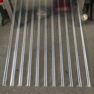 ( Khổ rộng 1.05m x dài 1.8m x 4 dem ) Tôn nhựa dạng sóng màu TRẮNG MỜ lấy ánh sáng che mưa