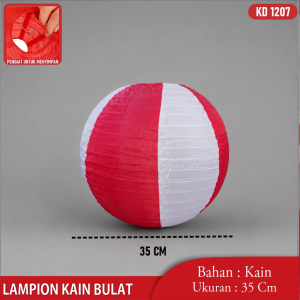 Lampion Kain Merah Putih Gantung Dekorasi Pesta Kemerdekaan 17 Agustus Dirgahayu RI Acara Pesta & Festival