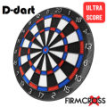 FIRMCROSS Soft Tip Dart Board - ULTRA SCORE SOFT DARTBOARD With SURROUND RED (PAPAN DART). 