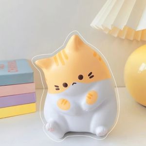 Pop Cute Cartoon Cat Squeeze Toys for Kids Adult Soft Pinch Slow Rebound Balls Fidget Toys Friends Birthday Gifts