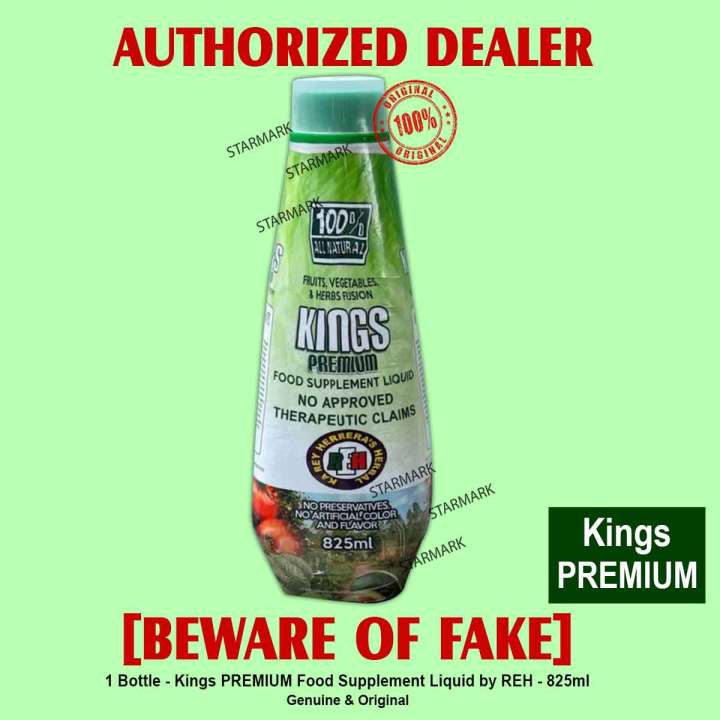 Kings Herbal PREMIUM 825ml Kings PREMIUM Food Supplement Liquid by REH