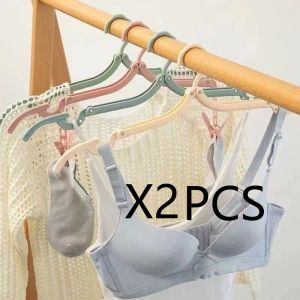 8-holes Drying Rack Multicolor Plastic Clothes Hanger Closet Organizer Multifunction Multi-port Support Space Saving