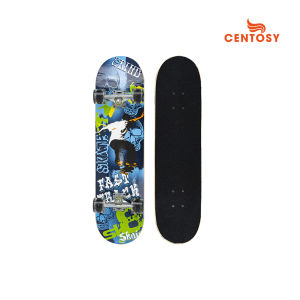 Ván trượt skateboard 80cm có đèn tải 75kg