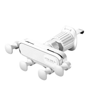 LIWU Anti Shake Gravity Car Phone Holder with Screw Clamp Air Vent Phone Mount Adjustable Mobile Cell Stand GPS Support