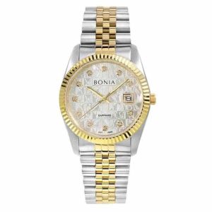 JAM BONIA ORIGINAL - BONIA BNB10550-1116 - - Men LA - Stainless Steel - Silver Gold - JAMDUNIA / JAM DUNIA JD18 # JAM TANGAN PRIA JAM PRIA JAM TANGAN ANTI AIR $ JAM TANGAN BONIA BNB10550 1116 BONIA BNB 10550 1116 BONIA BNB105501116