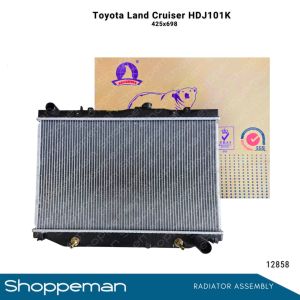 12858 TOYOTA LAND CRUISER 2011 HDJ101K RADIATOR ASSEMBLY A/T 425x698x32mm PA32 1ROW