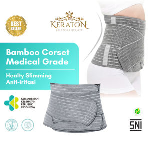 Korset perut habis melahirkan Caesar Nano Bamboo Keraton korset pelangsing