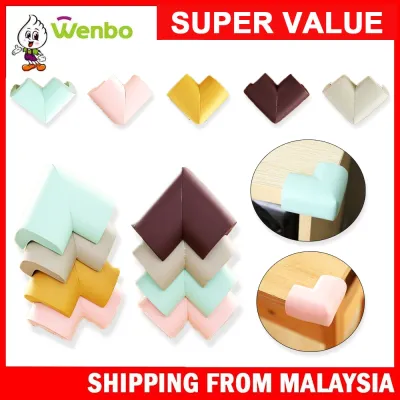 WENBO Pelindung Sudut Keselamatan & Praktikal 儿童防撞角 防火无毒乳胶安全桌角 Soft & Cushiony Corner Guard Protect Kids From Injury