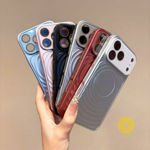 For iPhone 17 Pro Max Case TPU Metal Heat Dissipation 3D Phone Case For 16 15 14 Cover Aesthetic Korean Cute
