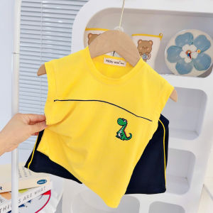 [7-25 ký] Bộ Sát Nách Thun Lạnh Thể Thao Micky woo cho bé trai mặc mùa hè mặc đi học mền mịn mát thoáng