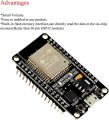 ESP-WROOM-32 ESP32 ESP-32S Development Board 2.4GHz Dual-Mode WiFi + Bluetooth Dual Cores Microcontroller Processor Integrated with Antenna RF AMP Filter AP STA Compatible with Arduino IDE (3PCS). 