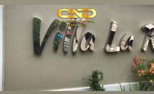 Stainless steel Outdoor 3D signage Mirrorized Finished
