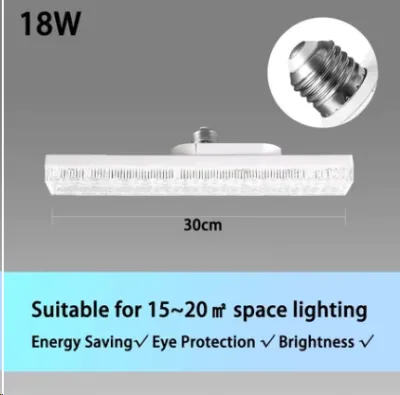 E27 LED Bulb Long Crystal Light Flat Upgraded Universal Iighting Energy Saving Bright