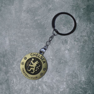 Aksesoris Keychain Club Sepakbola CHELSEA Bahan Logam Dan Alloy