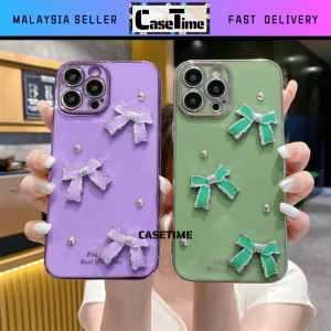 VIVO V7 Plus V21 V23e Y15s Y15a Y21t Y33s Y33T Y71 Y76 T1x 4G 5G electroplated bling shining mini ribbon case casing 手机壳