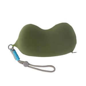 JIANZ ความยืดหยุ่น หมอนรองคอสำหรับนอน ขนาดเล็ก แบบพกพา หมอนนอนสำหรับสำนักงาน รองรับตามหลักสรีรศาสตร์ พร้อมที่จับ หมอนรูปตัว U ใช้สำหรับนักเรียน / สำนักงาน