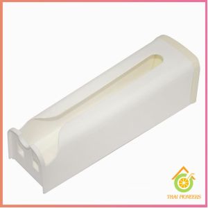 Thai Pioneers กล่องเก็บถุงพลาสติก ถุง ถุงขยะ ถุงพลาสติก ที่เก็บถุงพลาสติก ถุงพลาสติกขนาดใหญ่ / Reuse Plastic Bags Keeper Dispenser