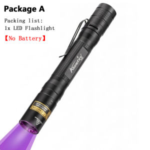 Alonefire SV80 Black Light Flashlight UV Flashlight For Dog Urine Pet Stains or Bed Bug Stains Marker Check Lamp