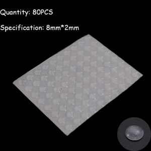 MAXG 50/64/80/100PCS Chống trượt Đệm va chạm Bộ đệm Tự dính Miếng đệm silicon Chặn cửa đồ đạc Bộ giảm chấn