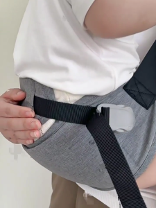 Adjustable Baby Carrying Strap Ergonomic Design Waist Stool Lightweight Polyester Secure Clasp For Outdoor Activity